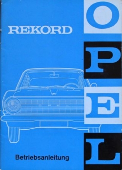 Opel Rekord Coupe Caravan 1964 Betriebsanleitung (5393)