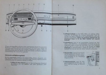 Opel Rekord Coupe Caravan 1964 Betriebsanleitung (5393)