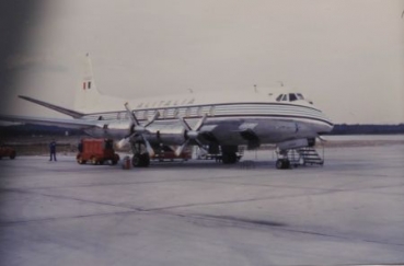 Lockheed Super Constellation Airliner Alitalia 1955 four Color-Reversalfilm (5335)