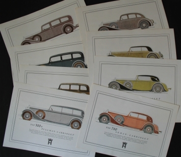 Horch 8 Modelprogram 1935 Cabrochure (2311)