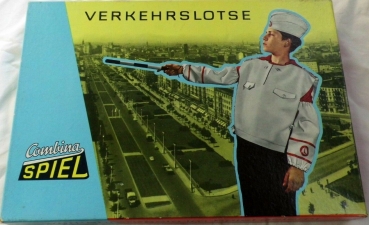 Gordon-Spiel "Verkehrslotse" 1966 elektronisches Brettspiel in Originalkarton (5457)