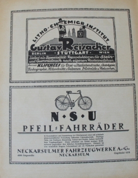 "Die Süd - Illustrierte Sportrundschau" Gesellschaftsmagazin 1924 (2337)