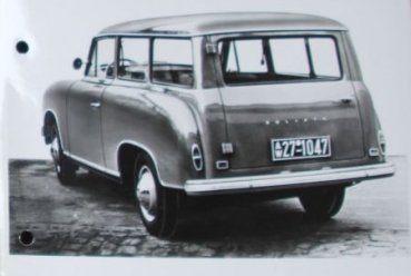 Goliath Hansa Station Wagon 1956 Factoryphoto (4958)
