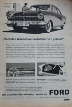 "ADAC Motorwelt" Automobilclub-Magazine 1958 Borgward Coupe (5023)