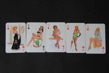Darling "Pin-up Playing cards" 1958 Skatgame (2358)