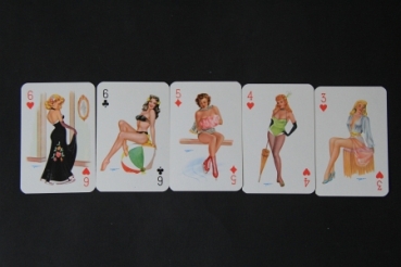 Darling "Pin-up Playing cards" 1958 Skatspiel (2358)