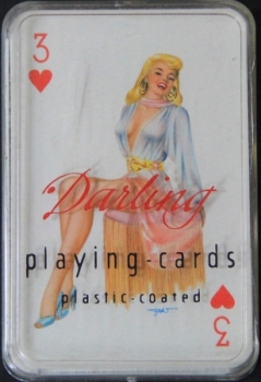 Darling "Pin-up Playing cards" 1958 Skatgame (2358)