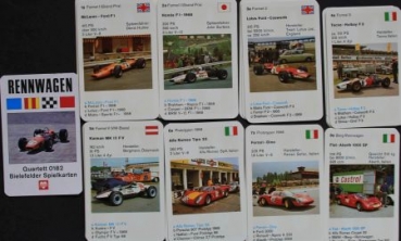Bielefelder Spielkarten "Rennwagen" 1967 Cardgame (5274)