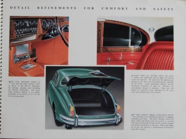 Jaguar Mark II Modelprogram 1960 Carbrochure (4951)