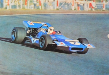 Motorracing 1970 six Motorracer Hruby Postcards (2375)