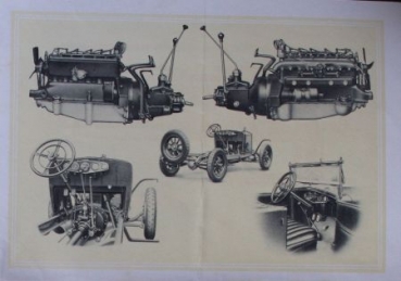 Mercedes-Benz 2 Litre Modelprogram 1923 Carbrochure (6002)