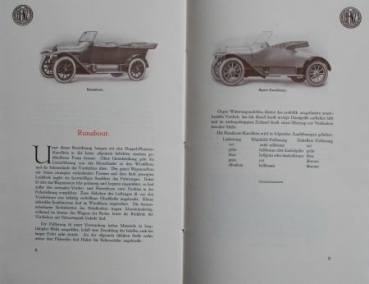Benz  8/20 PS Modelprogram 1912 Carbrochure (5097)