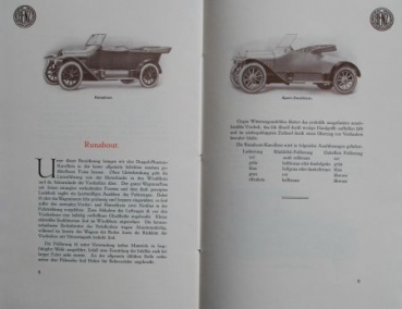 Benz 8/20 PS Modellprogramm 1912 Automobilprospekt (5097)