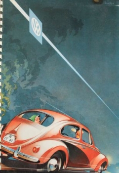 Volkswagen Käfer Modellprogramm 1958 Reuters Automobilprospekt (0472)