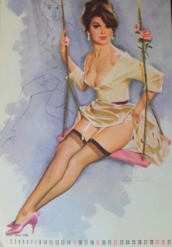 Brown & Bigelow Pin-Up Yearcalendar 1966 Fritz Willis (2405)