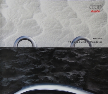 Audi TT Coupe Roadster Modelprogram 2003 Carbrochure-Map (2415)