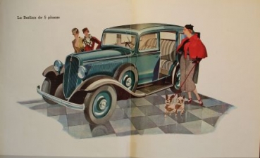 Fiat Ardita 518 Modelprogram 1935 Carbrochure (6257)