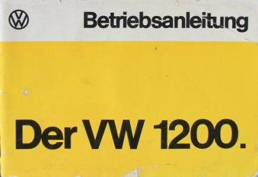 Volkswagen Beetle 1200 Ownermanual 1974 (2494)