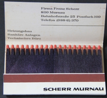 Volkswagen T1 Transporter Matchletter 1965 "Scherr, Murnau" (2504)