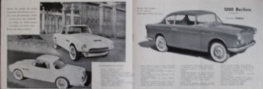 Moretti 750 Modelprogram 1958 Carbrochure (6035)