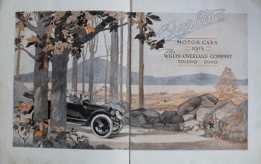Overland Model 80 Modelprogram 1915 Carbrochure (6041)