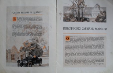 Overland Model 80 Modelprogram 1915 Carbrochure (6041)