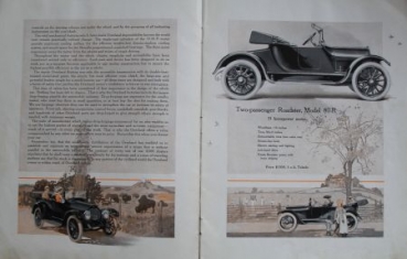 Overland Model 80 Modellprogramm 1915 Automobilprospekt (6041)