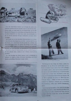 Porsche 356 A Modelprogram 1952 Carbrochure (6088)