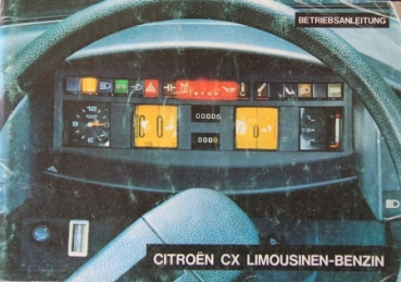 Citroen CX Limousine 1976 Betriebsanleitung (2775)