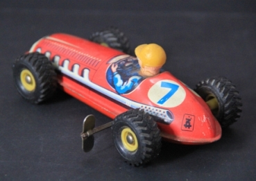 Schumann Racer 520 with driver 1960 Tinmodel with Frictiondrive (2813)