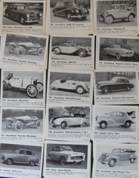 Wistue "Das Kraftfahrzeug" 1958 Stuennings Verlag 80 Scrappictures (2859)