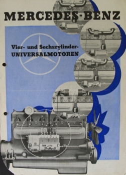 Mercedes-Benz Four and Sixcylindre Modelprogram 1937 Carbrochure (3012)
