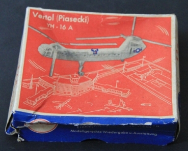 Siku Vertol "Piasecki YH-16 A US-Air Force" F2a Aeroplane original carton 1959 (3078)