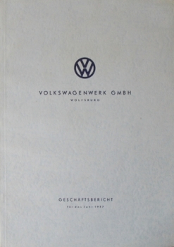 Volkswagen Geschäftsbericht 1957 VW-Werkschronik (3159)