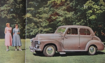 Vauxhall Velox 6 Cylinder Modellprogramm 1950 Automobilprospekt (3180)