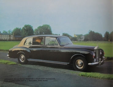 Rolls-Royce Bentley Modellprogramm 1966 Automobilprospekt (3191)