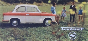 Trabant P 50 Modellprogramm 1959 Automobilprospekt (3243)