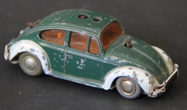 Schuco Micro-Racer Volkswagen Käfer Polizei 1965 Metallmodell mit Friktionsantrieb (0478)
