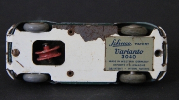 Schuco Micro-Racer Volkswagen Käfer Polizei 1965 Metallmodell mit Friktionsantrieb (0478)