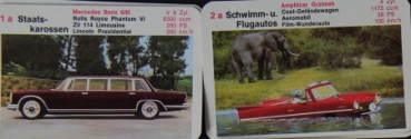 Piatnik & Söhne "Tolle Autos" 1968 Cardgame (2127)