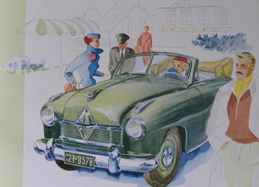 Borgward Hansa 1800 Modelprogram 1953 Carbrochure (3348)