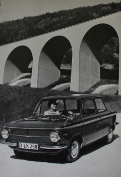 NSU Prinz 4 Modellprogramm 1961 "Presse-Prachtkatalog" Automobil-Pressemappe (3401)