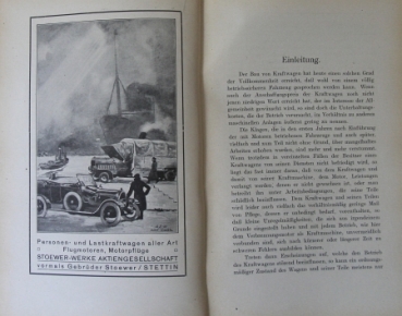 Lehmbeck "Das Buch vom Auto" Vehicletechnic 1917 (3473)
