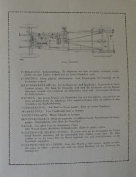 Preview: Laurin & Klement Type 9/25 HP Modellprogramm 1920 Automobilprospekt (3539)