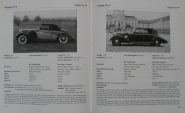 Metternich "Maybach Register" Maybach-History 1996 (3621)