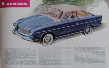Goliath Hansa 1100 Coupe Luxus Modelprogram 1956 Carbrochure (3685)