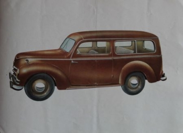 Ford Taunus Commercialcar Modelprogram 1950 Carbrochure (4138)