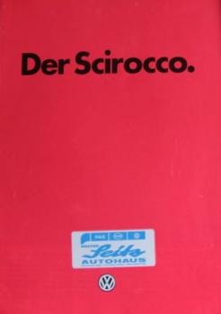 Volkswagen Scirocco Modelprogram 1981 Carbrochure (3756)