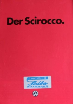 Volkswagen Scirocco Modellprogramm 1981 Automobilprospekt (3756)