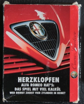 Alfa Romeo Cardgame 1997 "Herzklopfen - Gewinn mit 4" (3771)